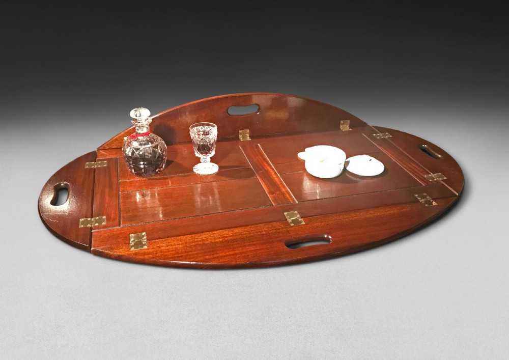 George III Mahogany Butler's Tray View IV