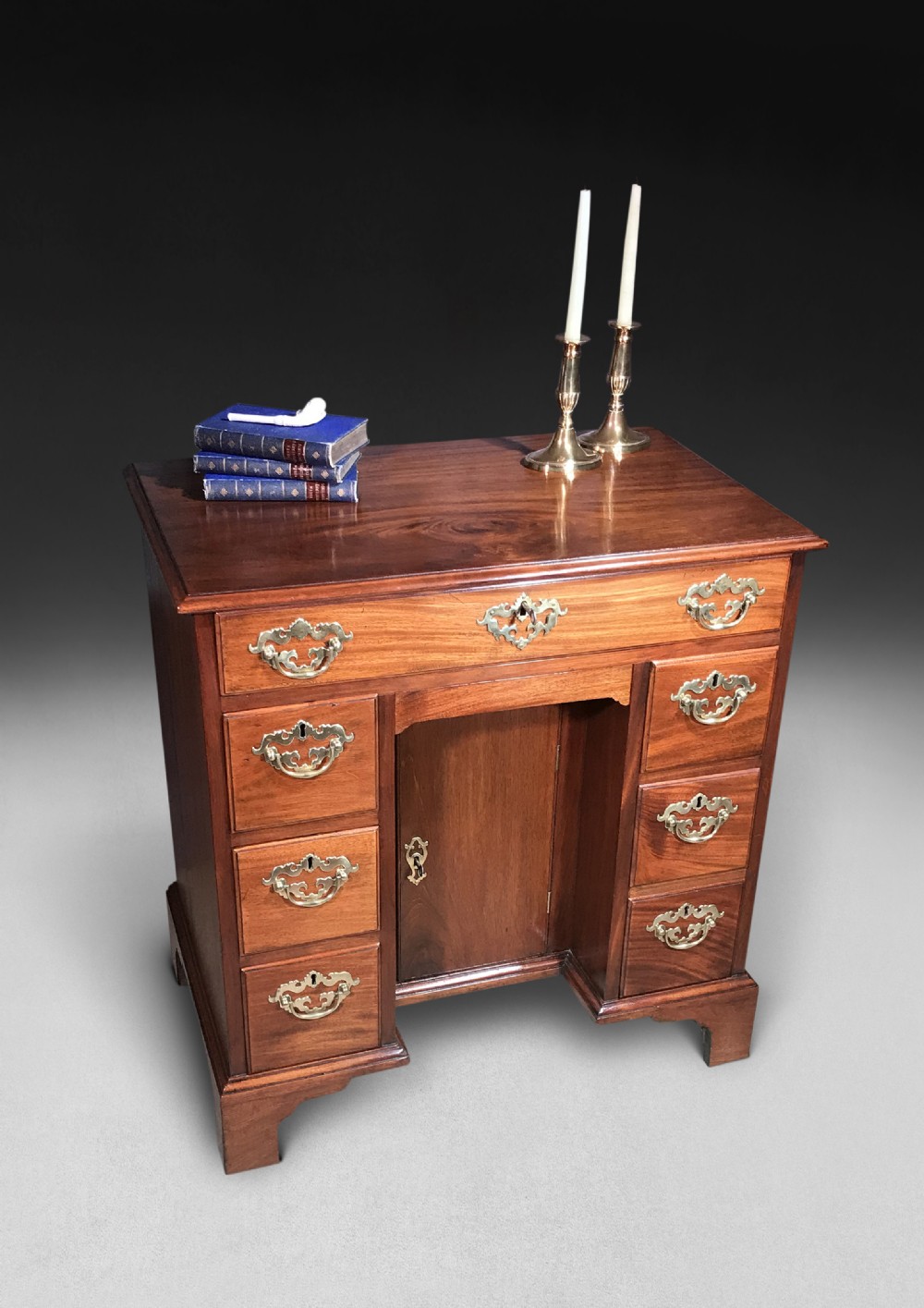 Mid 18th Century Mahogany Kneehole Desk
