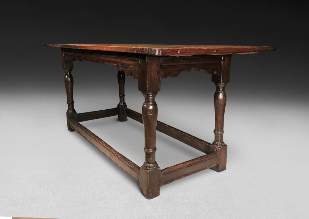 17th Century Oak Refectory Table View IV