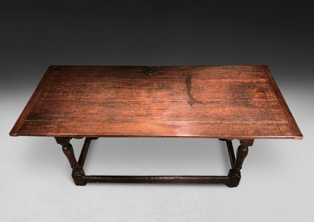 17th Century Oak Refectory Table View V