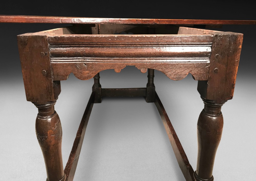 17th Century Oak Refectory Table View VII
