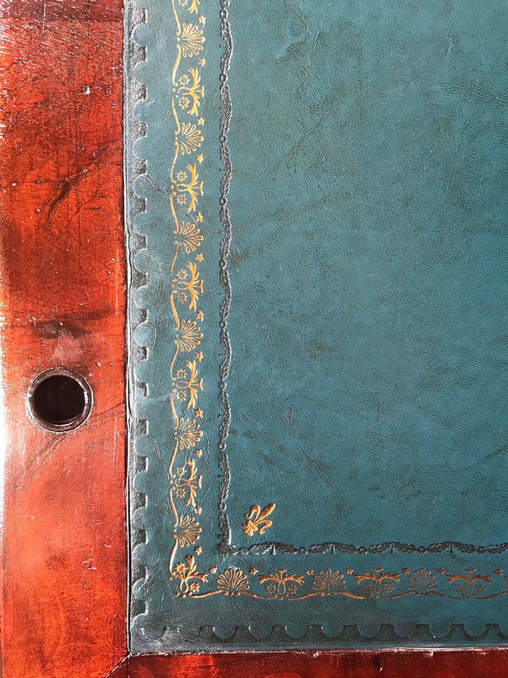 18th Century Mahogany Tambour Fronted Library Desk View VII