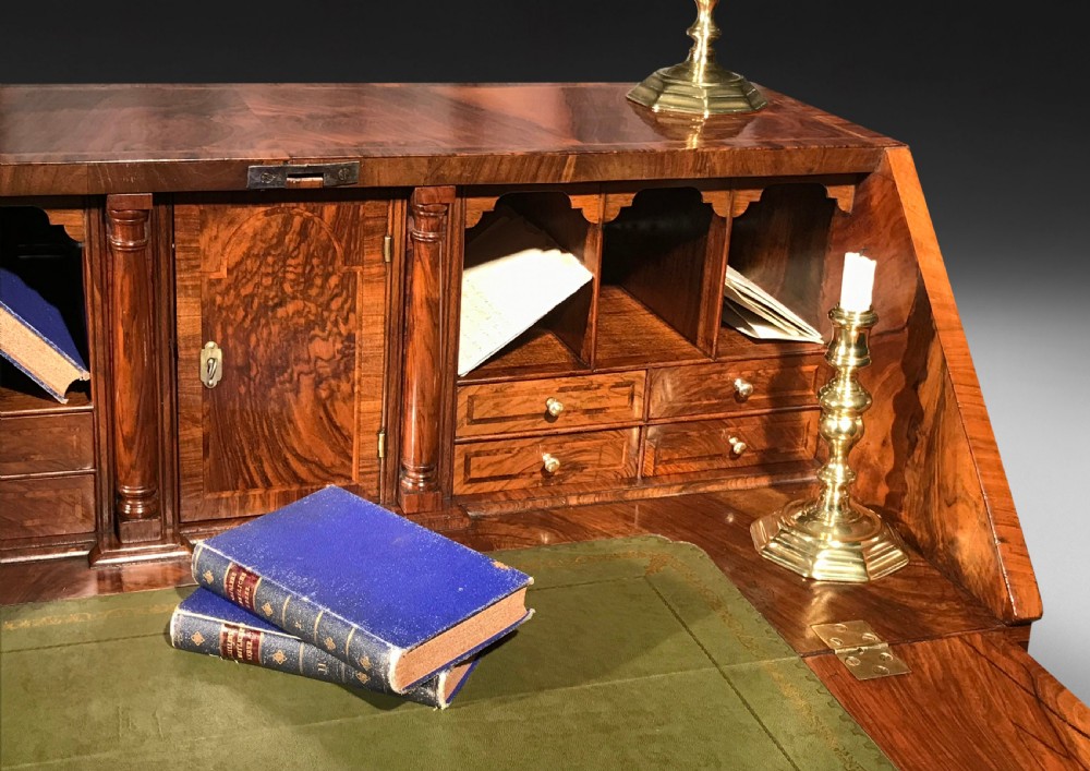 18th Century Figured Walnut Bureau View IV