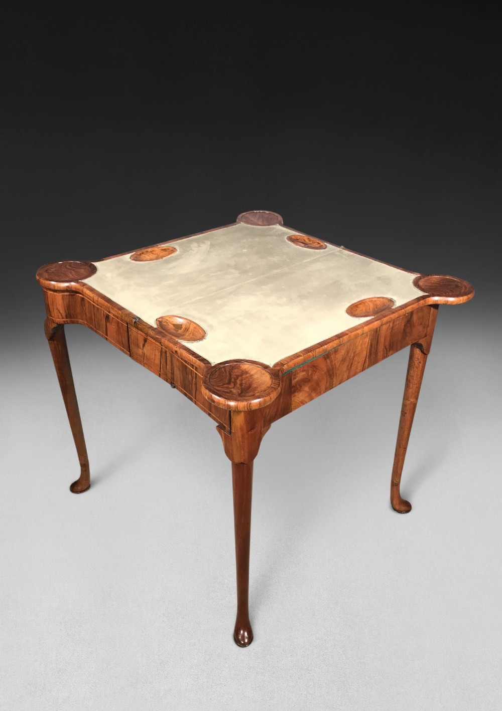 George I Period Walnut Card Table