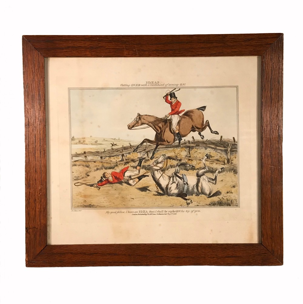 Nicholas Parsons Collection – Pair of Equestrian Hunting Scene Engravings by Henry Thomas Alken View II