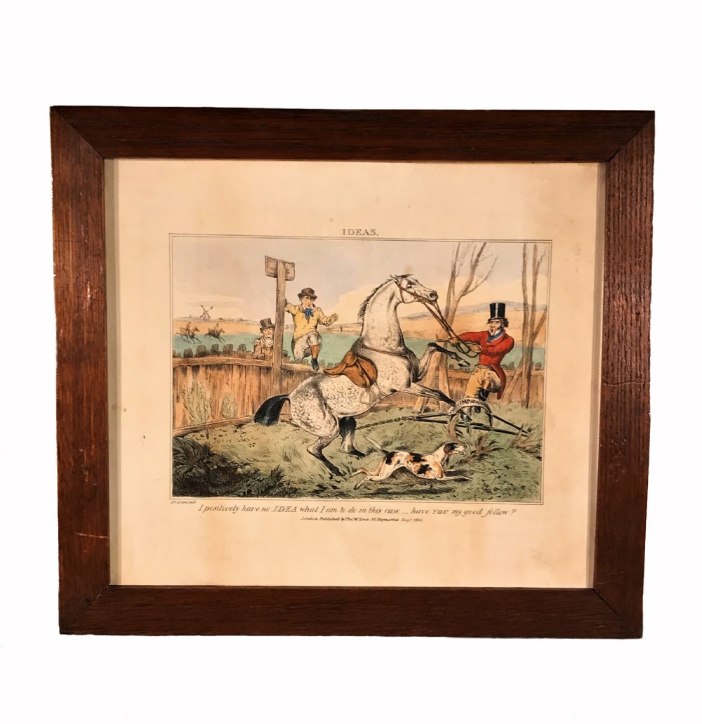 Nicholas Parsons Collection – Pair of Equestrian Hunting Scene Engravings by Henry Thomas Alken View III