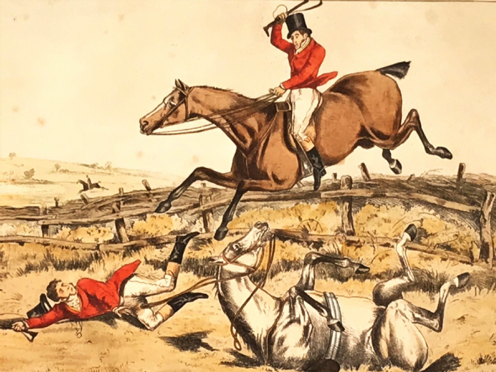 Nicholas Parsons Collection – Pair of Equestrian Hunting Scene Engravings by Henry Thomas Alken View IV