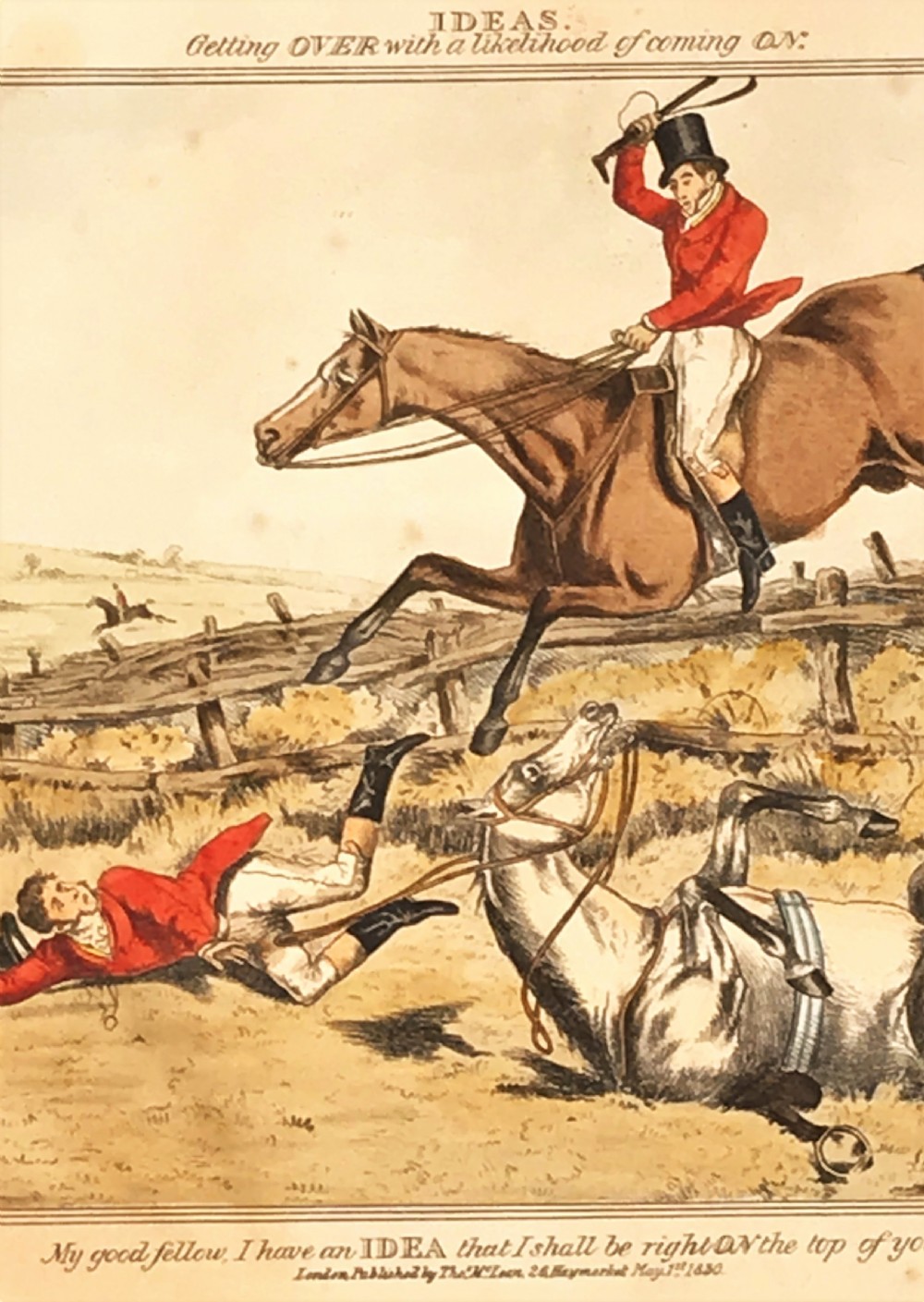 Nicholas Parsons Collection – Pair of Equestrian Hunting Scene Engravings by Henry Thomas Alken View V