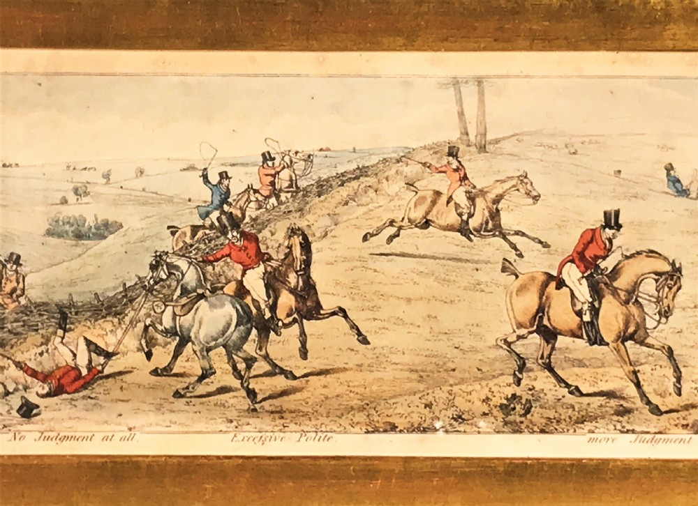 Nicholas Parsons Collection – 19th Century Equestrian Etching ‘Panorama of a Fox Hunt’ by Henry Thomas Alken View III