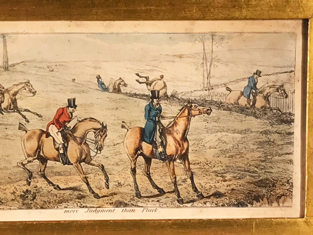 Nicholas Parsons Collection – 19th Century Equestrian Etching ‘Panorama of a Fox Hunt’ by Henry Thomas Alken View V