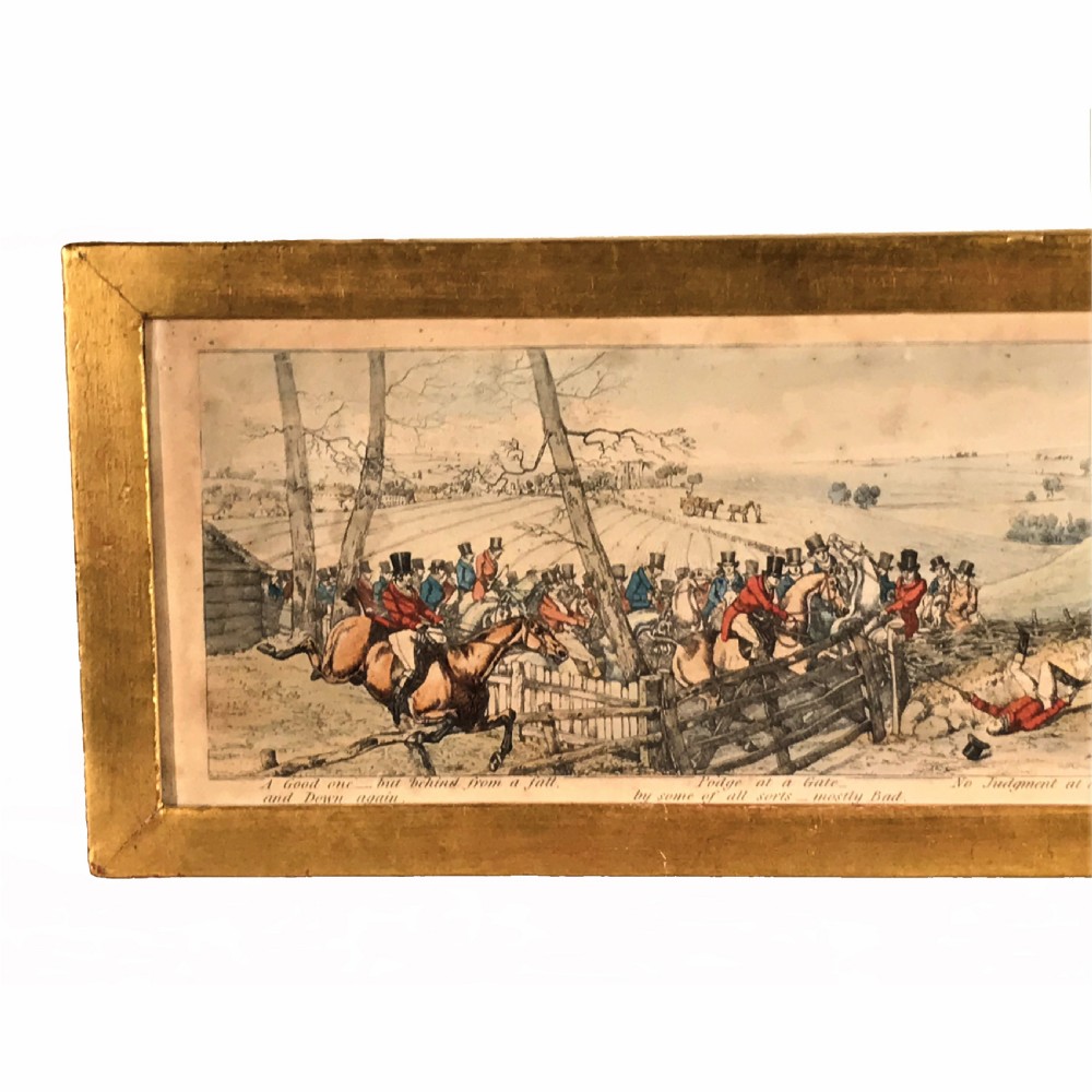 Nicholas Parsons Collection – 19th Century Equestrian Etching ‘Panorama of a Fox Hunt’ by Henry Thomas Alken View VI