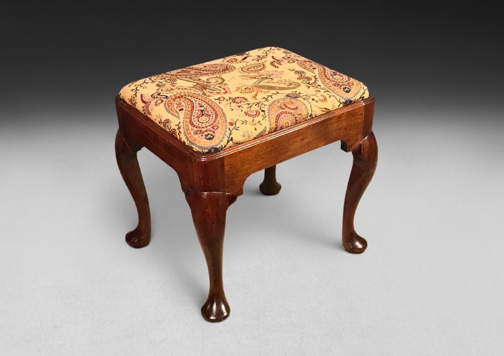 George II Period Mahogany Stool