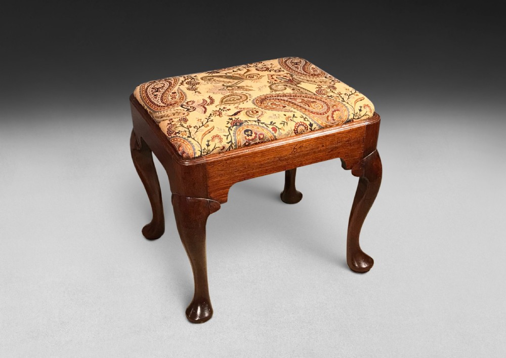 George II Period Mahogany Stool View II