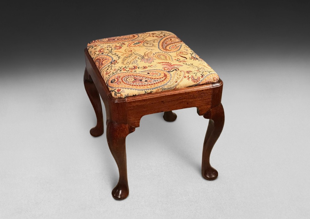 George II Period Mahogany Stool View III