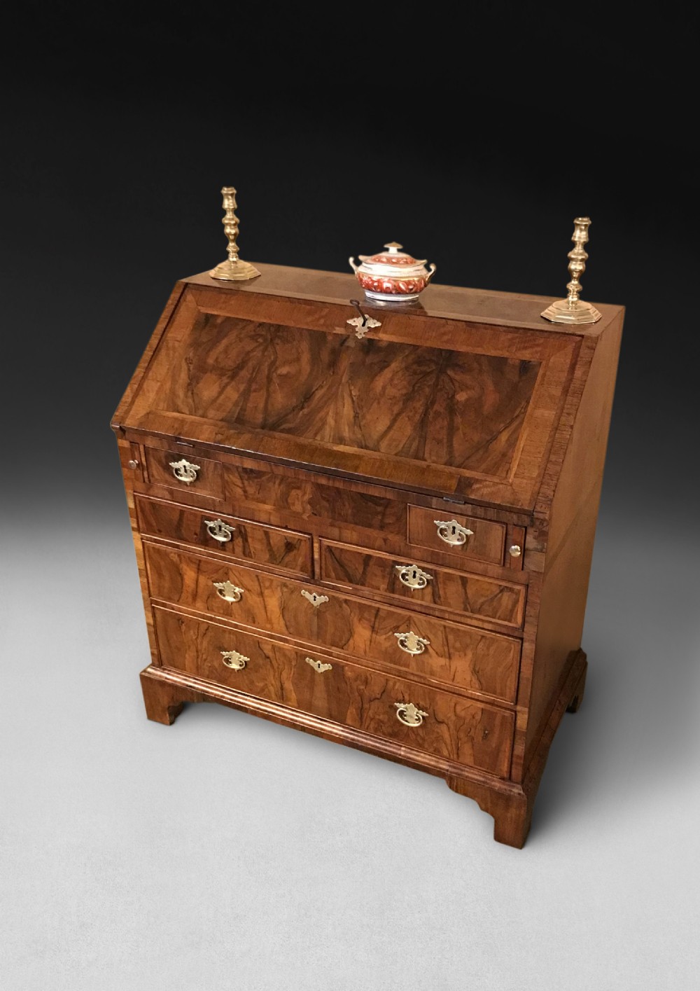George I Walnut Bureau
