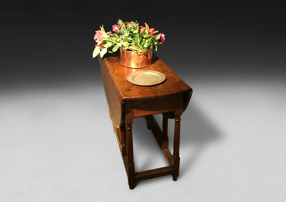 Late 17th. Century Oak Gate-Legged Table View II