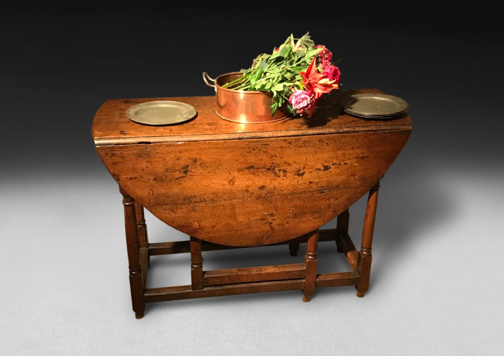 Late 17th. Century Oak Gate-Legged Table View IV