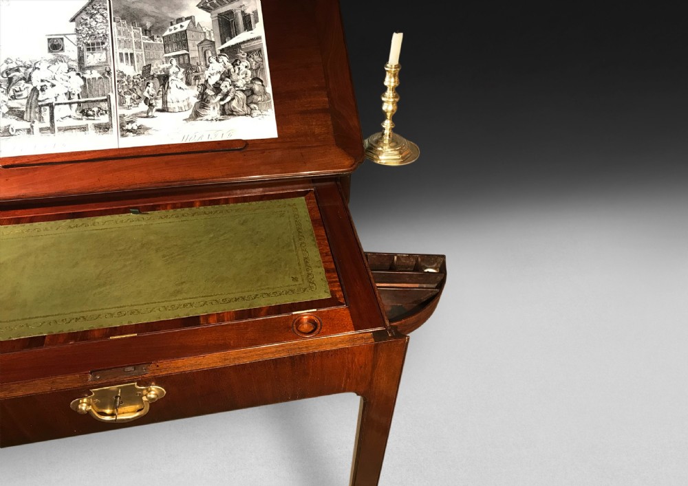 Chippendale Period Mahogany Architect's Table View X
