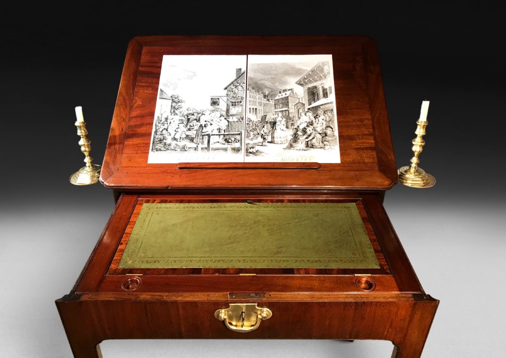 Chippendale Period Mahogany Architect's Table View XV