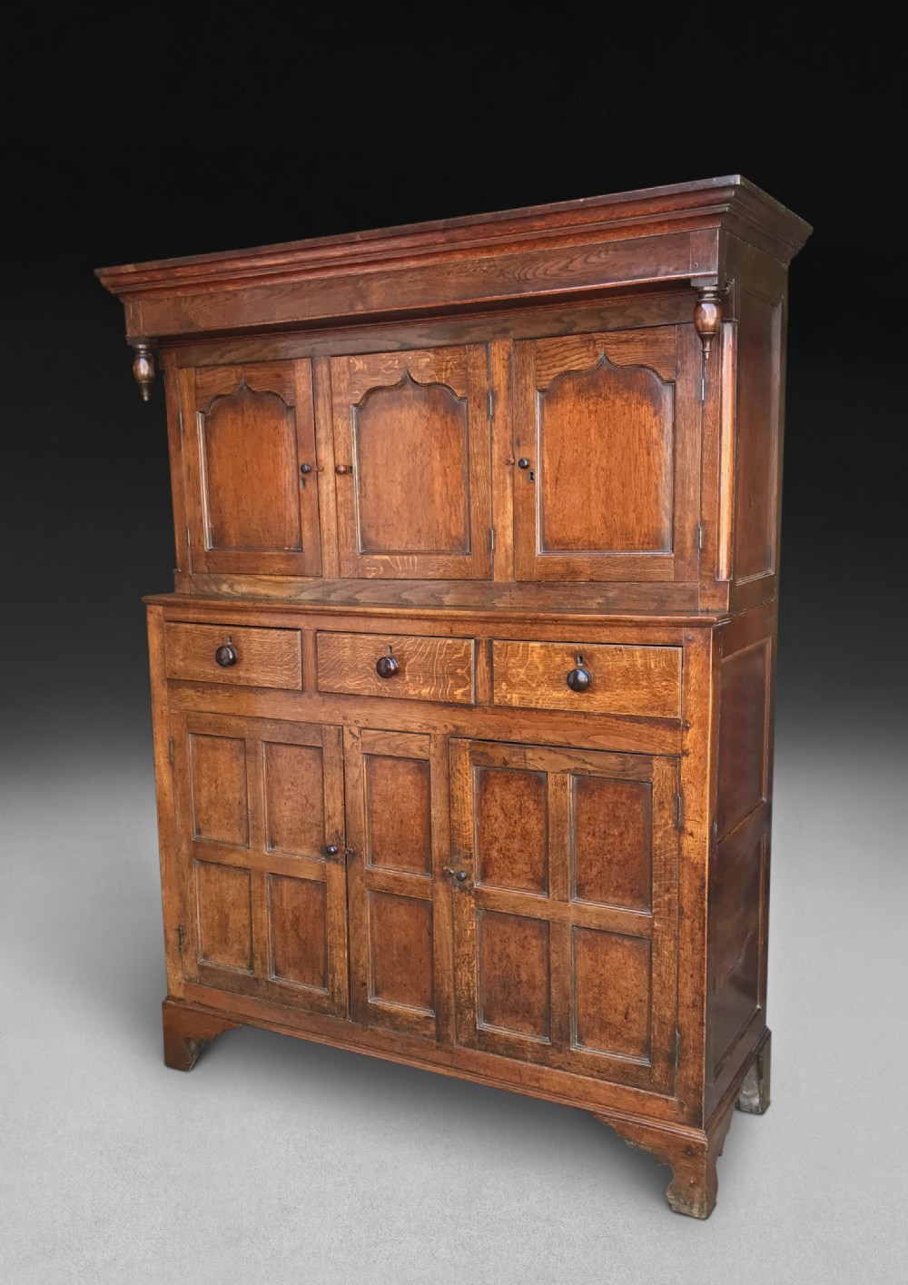 Mid 18th Century Oak Court Cupboard