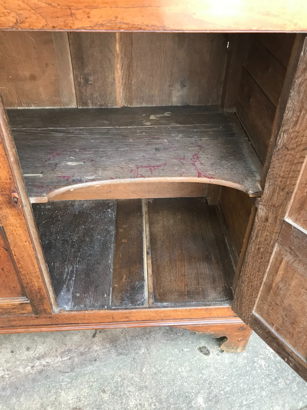 Mid 18th Century Oak Court Cupboard View V
