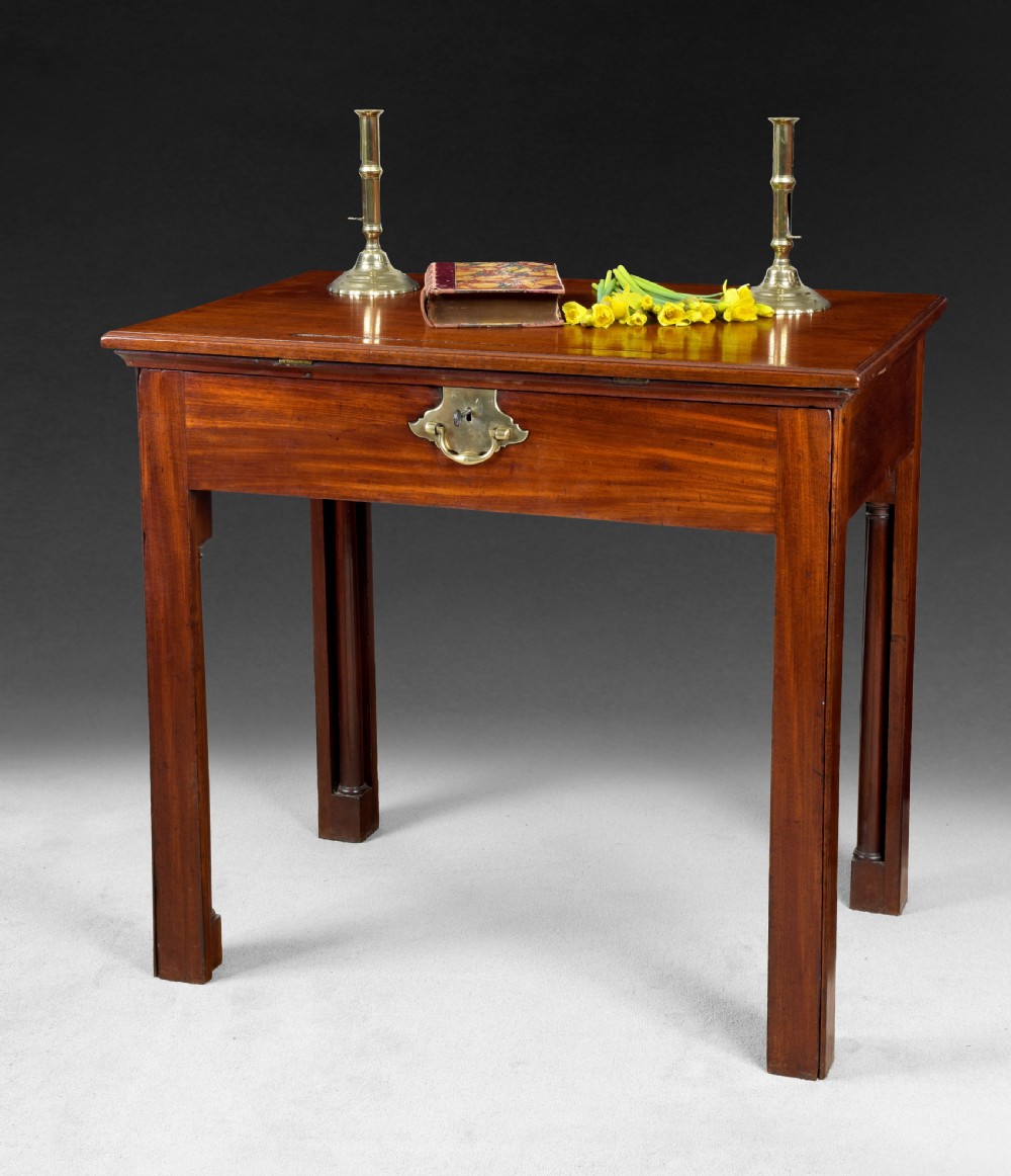 Chippendale Period Mahogany Architect's Table View II