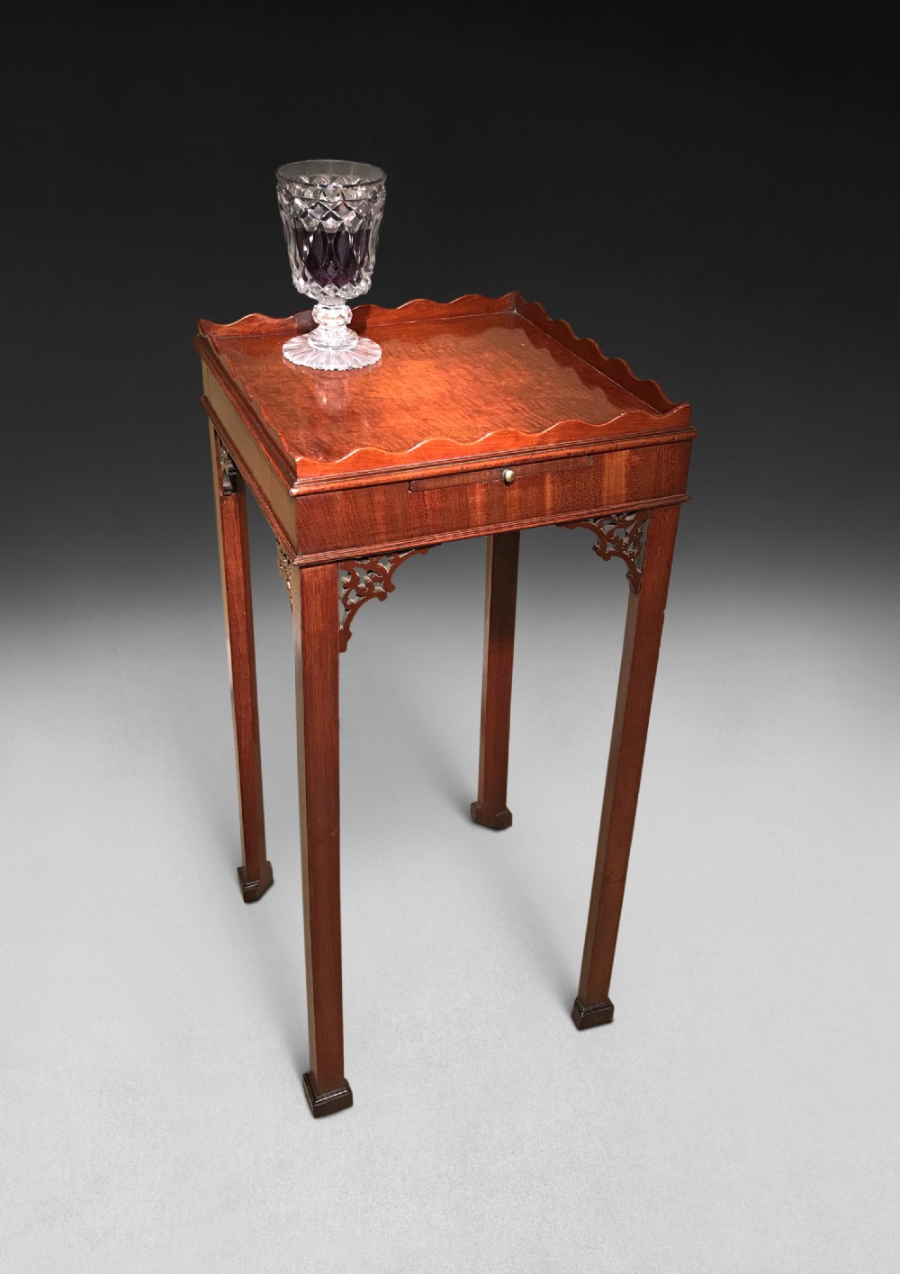Chippendale Period Mahogany Kettle Stand