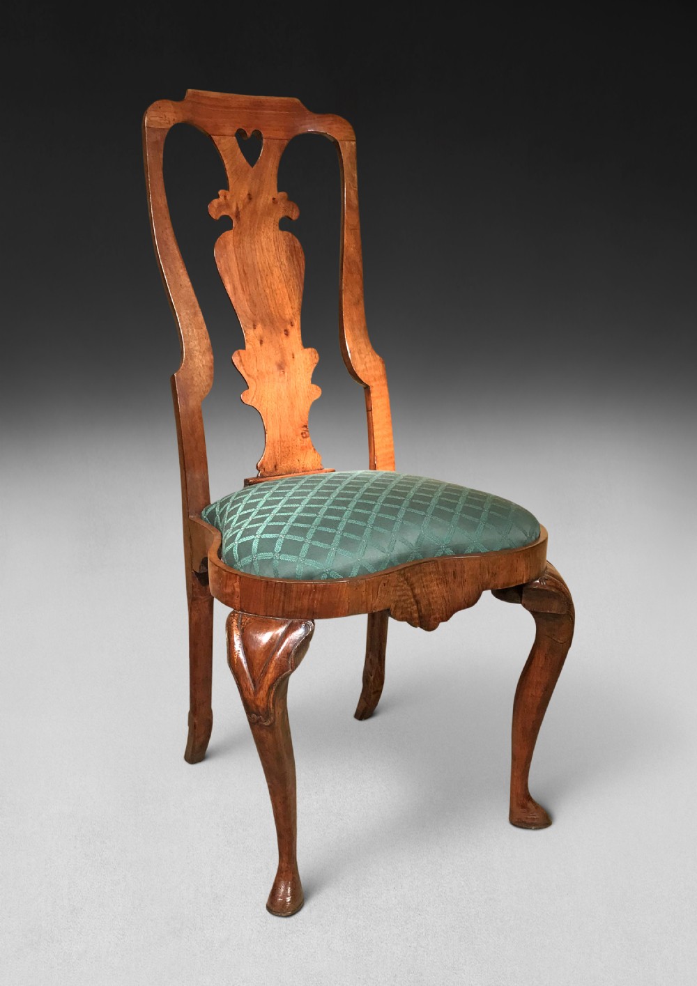 Queen Anne Walnut Side Chair
