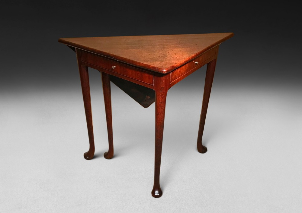 George II Mahogany Corner Table View II