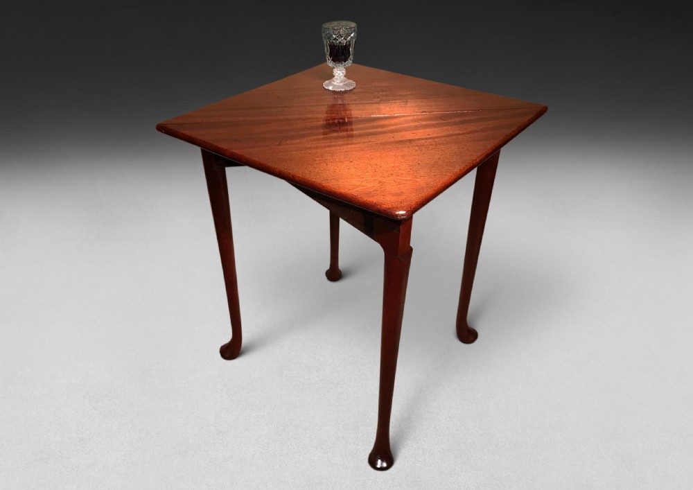 George II Mahogany Corner Table View III