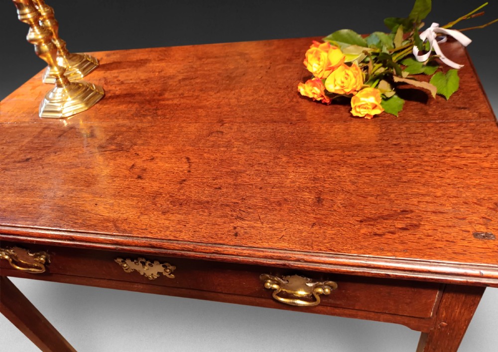 George III Oak Side Table View III