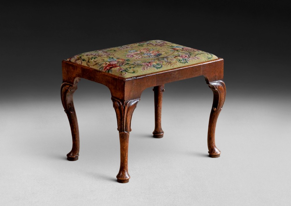 George II Period Walnut Stool