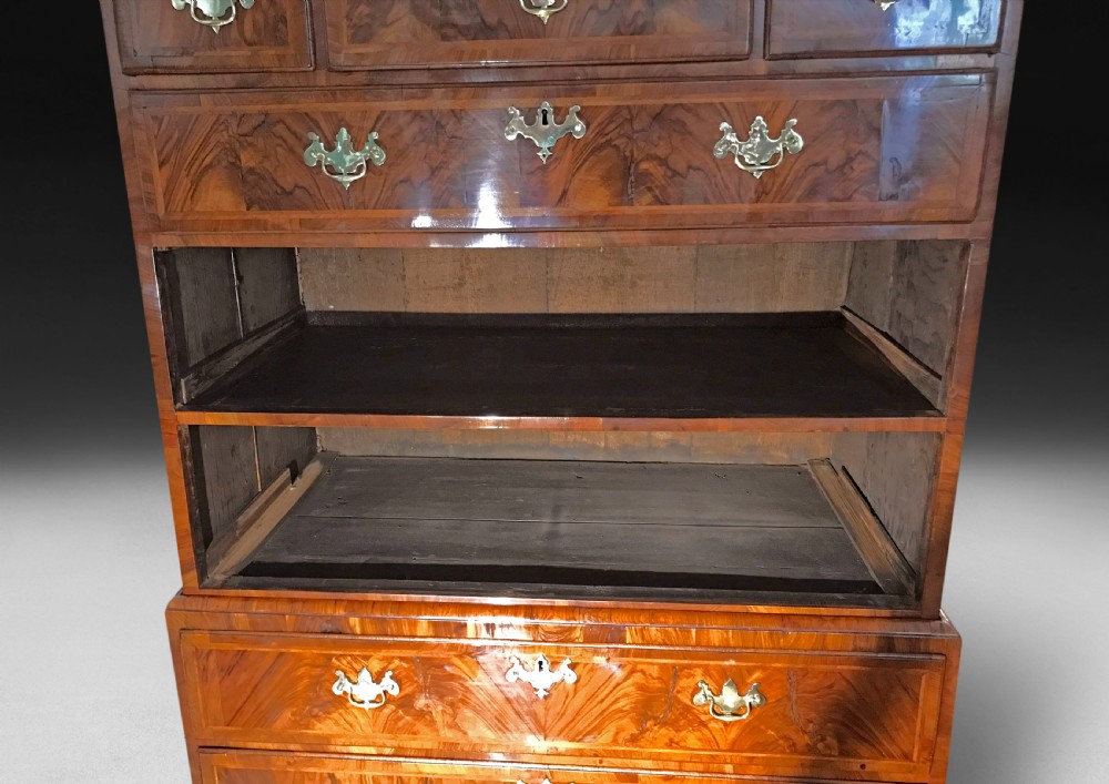 Early 18th Century Walnut Tallboy View VII