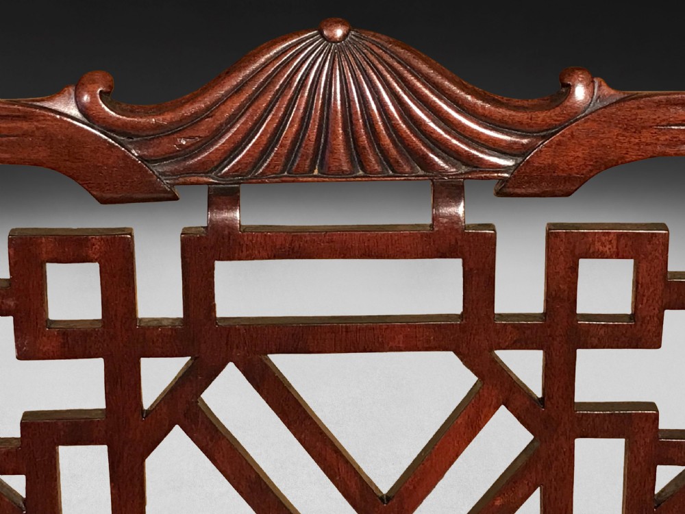 Chinese Chippendale Mahogany Armchair View VII