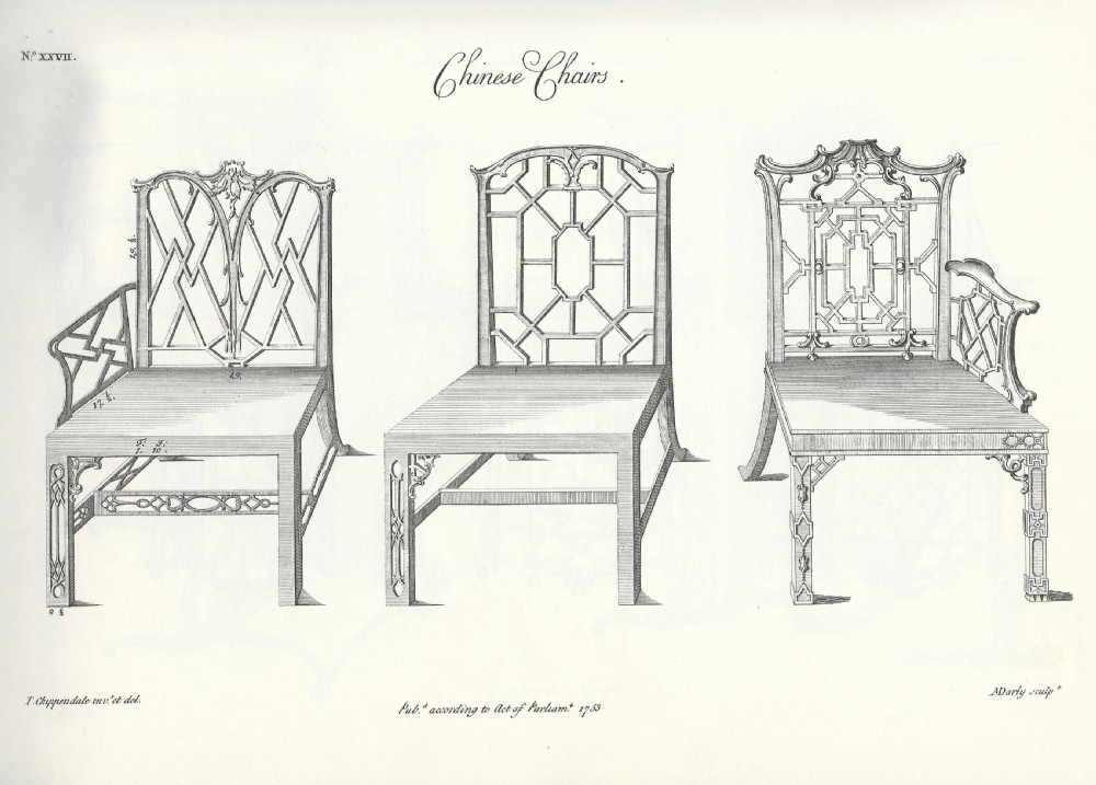 Chinese Chippendale Mahogany Armchair View XV