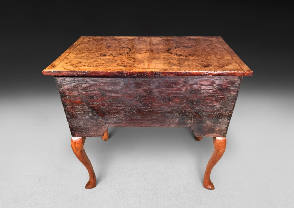 George II Burr Walnut Lowboy View II