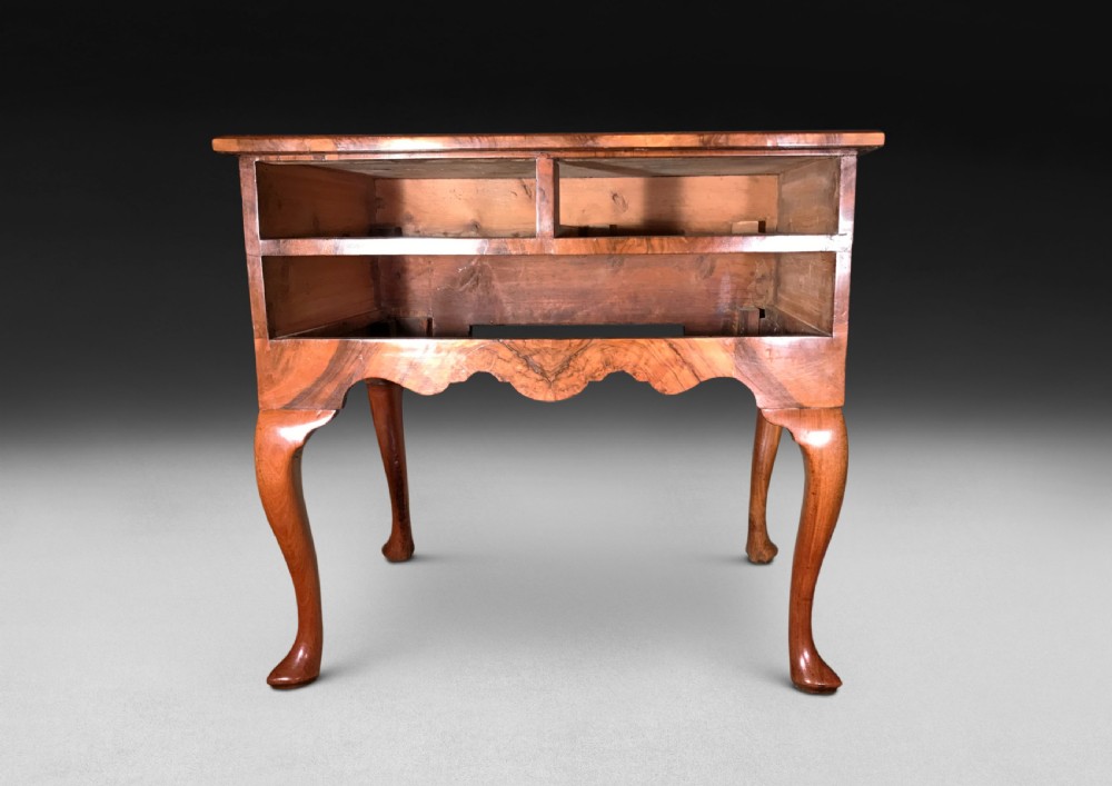 George II Burr Walnut Lowboy View VII