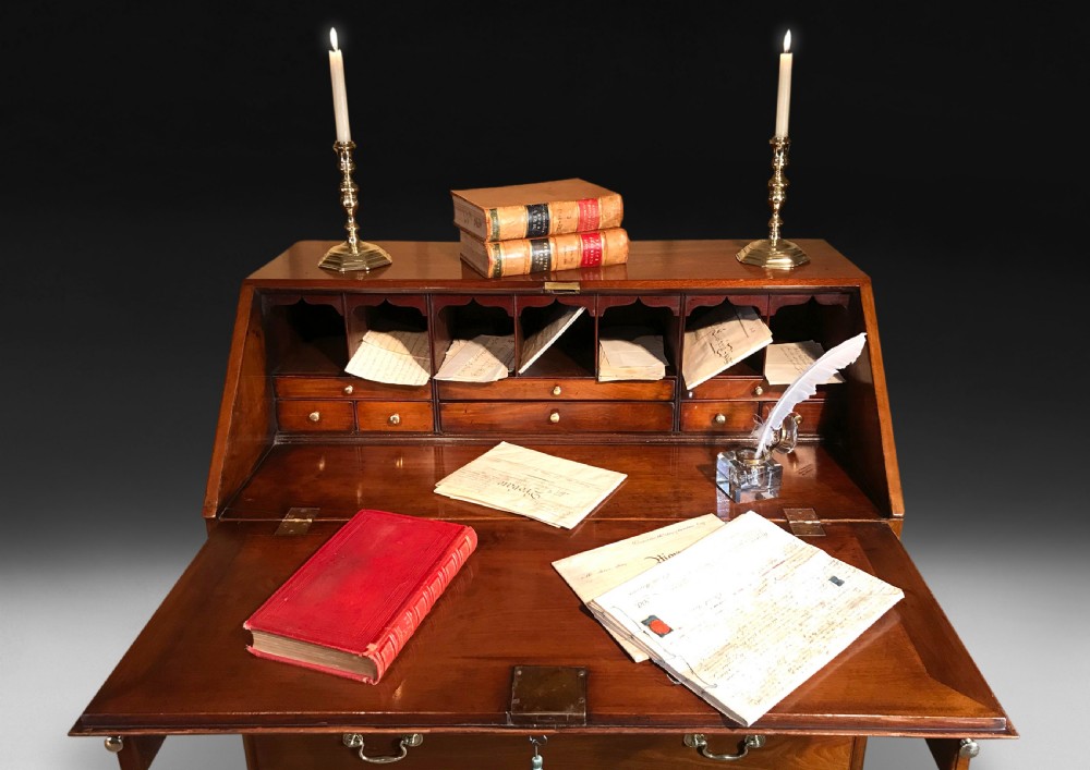 Mid 18th. Century Mahogany Bureau View II