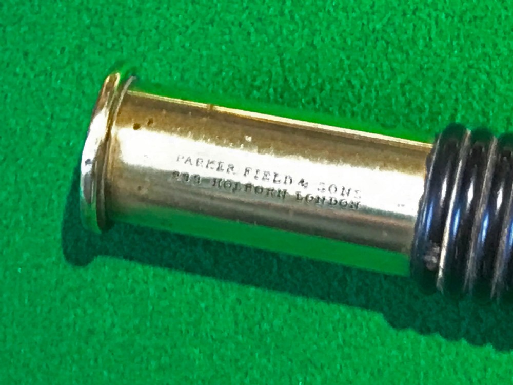 Victorian Brass, Gilt and Ebony Tipstaff View III