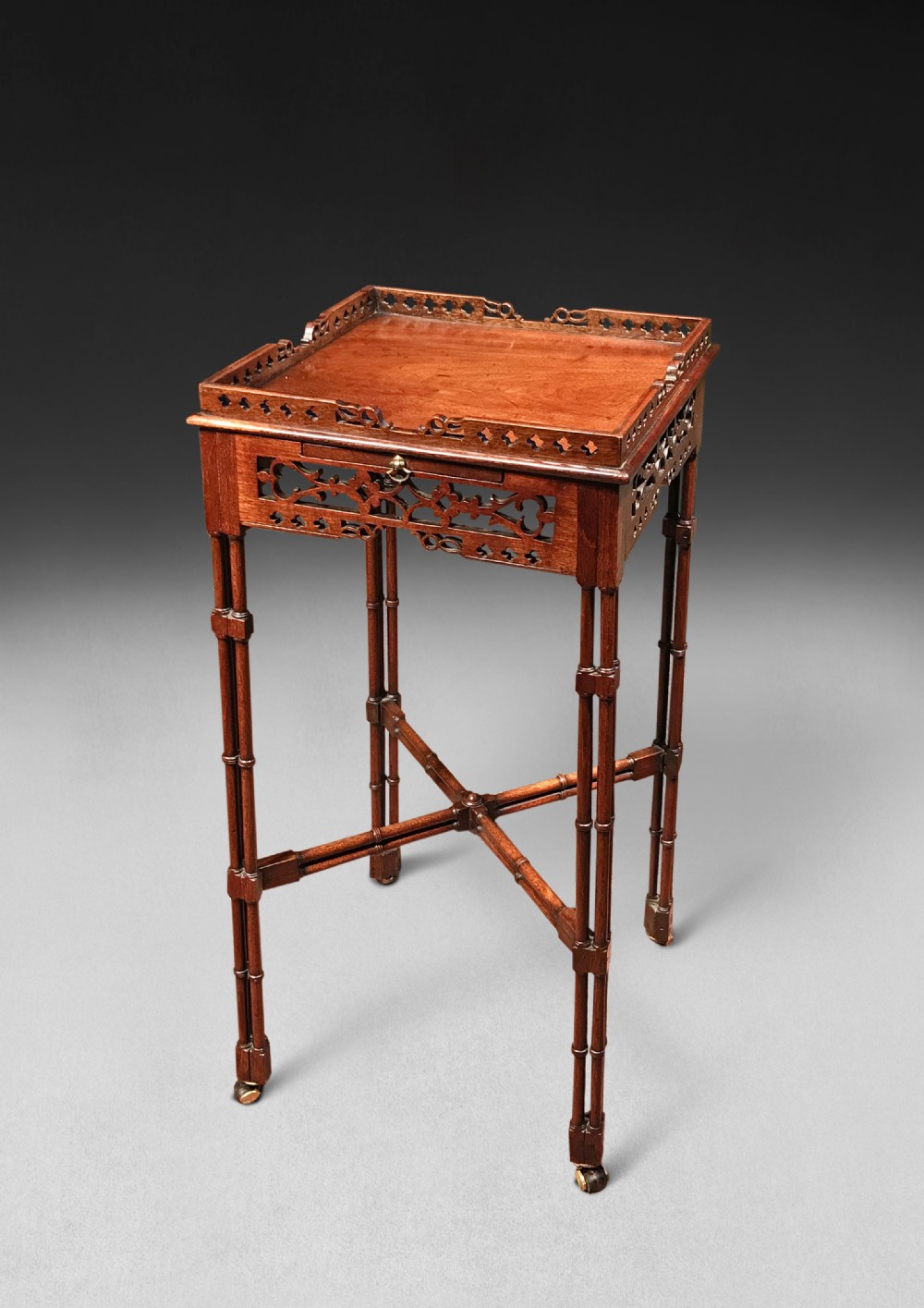 Chippendale Period Mahogany Kettle Stand
