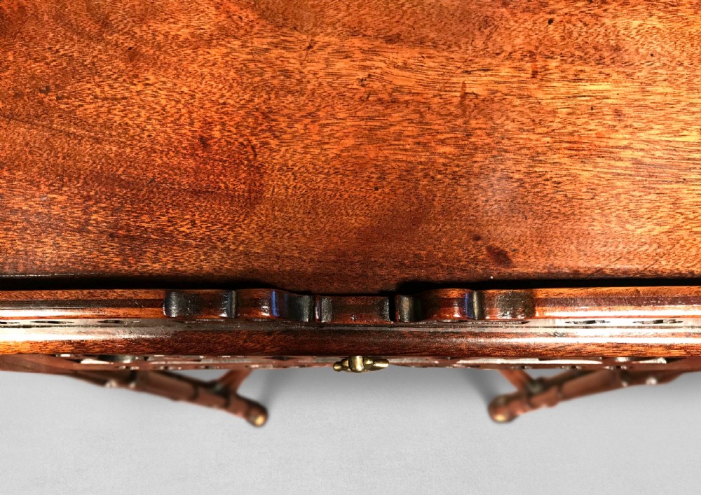 Chippendale Period Mahogany Kettle Stand View XI
