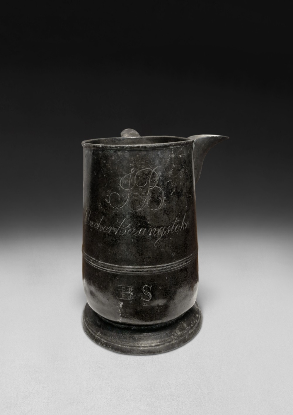 Late 18th Century Pewter Quart Jug