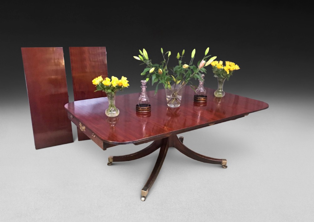 Regency Mahogany Pocock Extending Dining Table View III