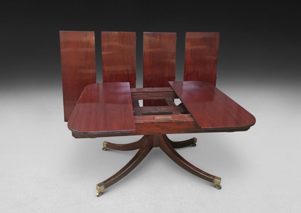 Regency Mahogany Pocock Extending Dining Table View V