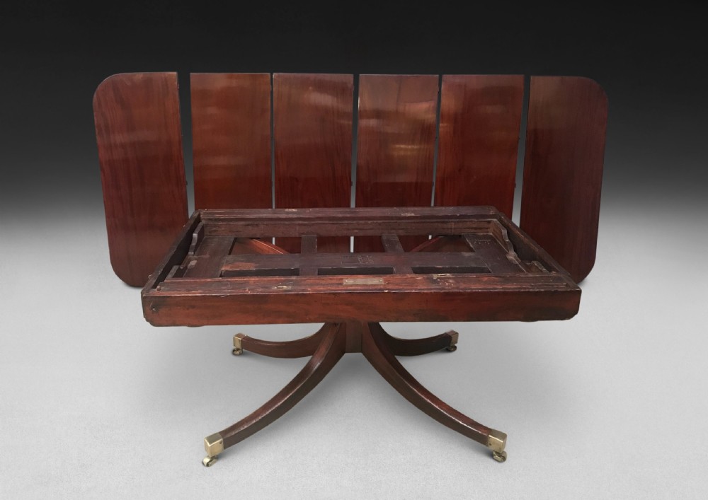 Regency Mahogany Pocock Extending Dining Table View VIII