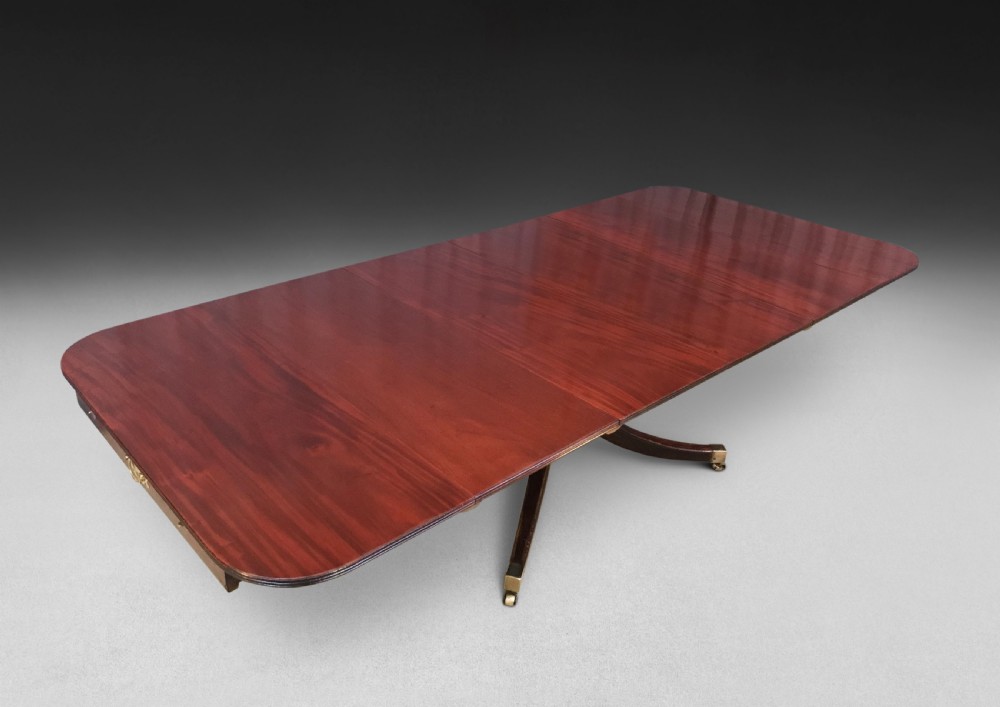 Regency Mahogany Pocock Extending Dining Table View IX