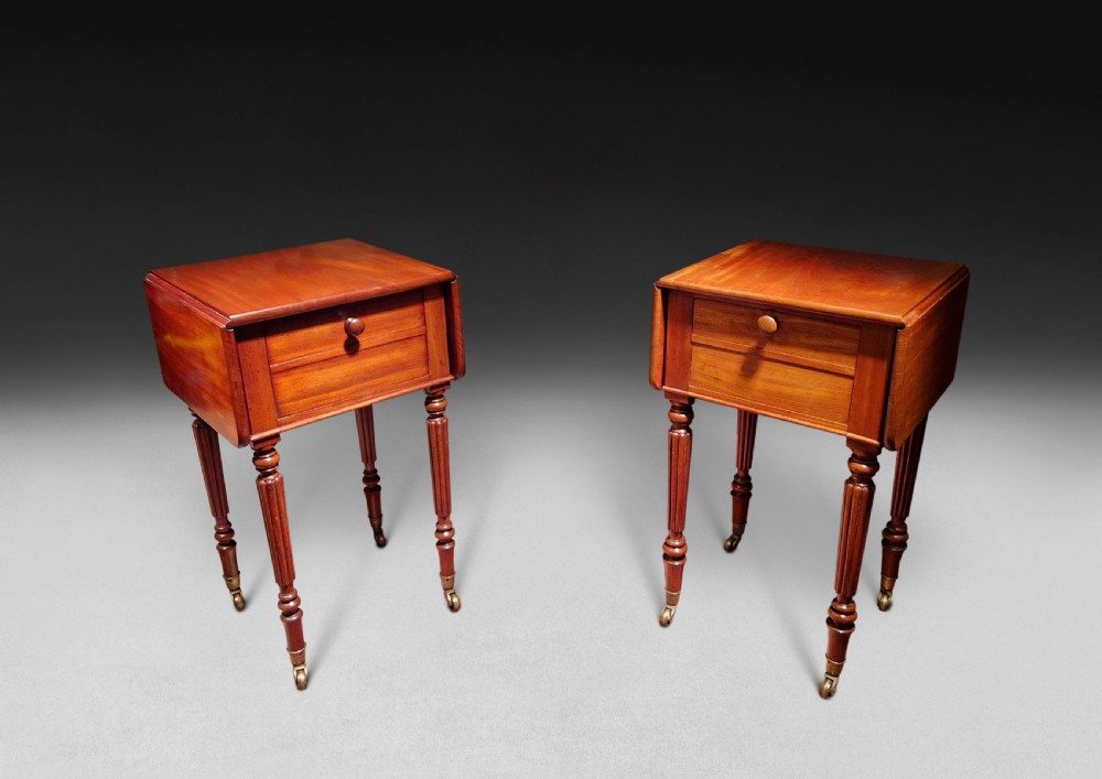Pair of Gillows Mahogany Pembroke Book Tables View III