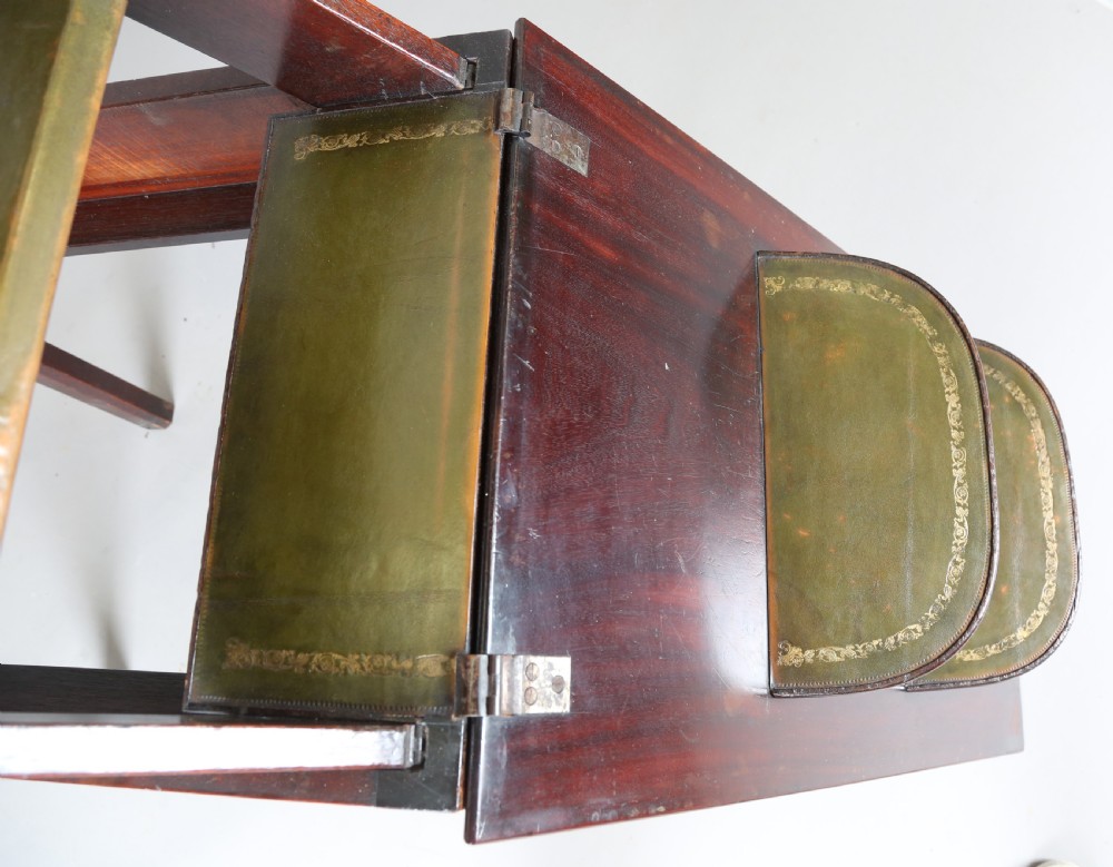 George III mahogany metamorphic library steps/table View IV
