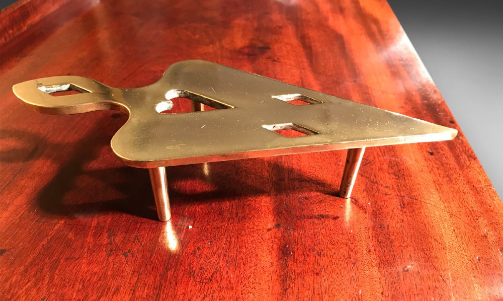 Mid-19th century Brass Trivet