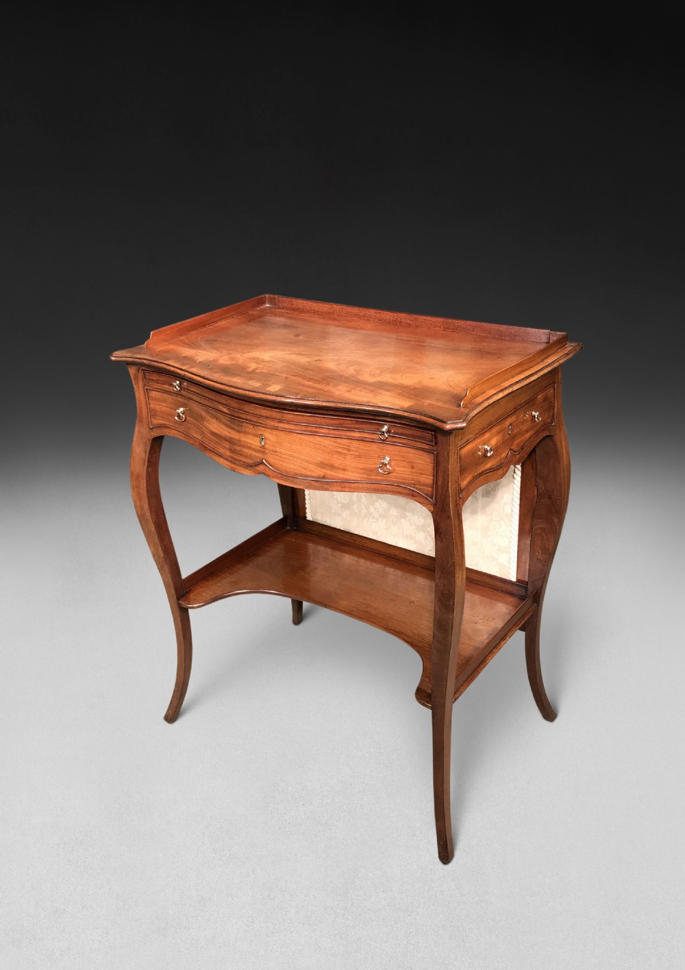 Chippendale Period Mahogany Lady’s Screen/Writing Table